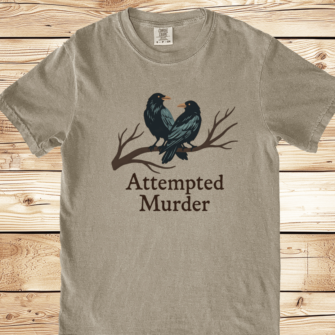 Attempted Murder Relaxed Fit Tee - Ramblin Road