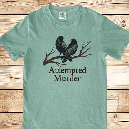 Attempted Murder Relaxed Fit Tee - Ramblin Road