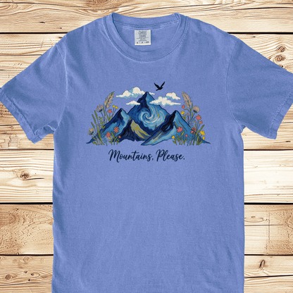 Painted Mountains Please Relaxed Fit Tee - Ramblin Road