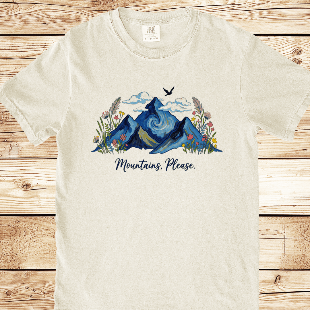 Painted Mountains Please Relaxed Fit Tee - Ramblin Road