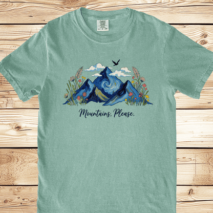 Painted Mountains Please Relaxed Fit Tee - Ramblin Road