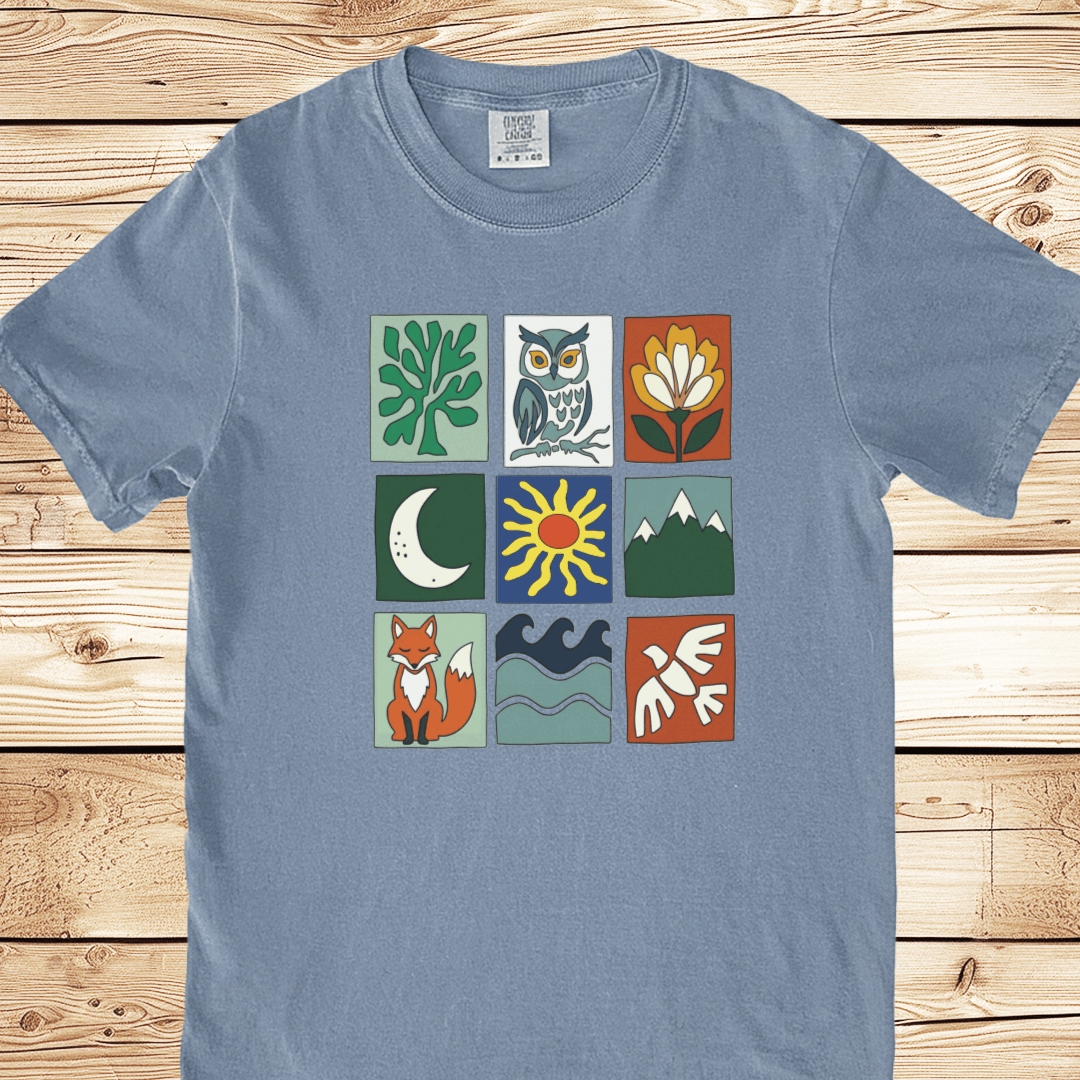 Matisse Nature Matrix Relaxed Fit Tee - Ramblin Road