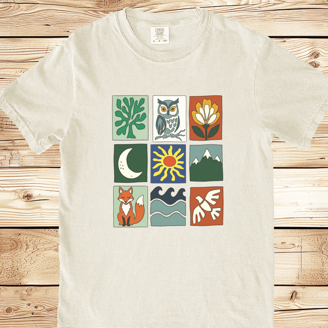 Matisse Nature Matrix Relaxed Fit Tee - Ramblin Road