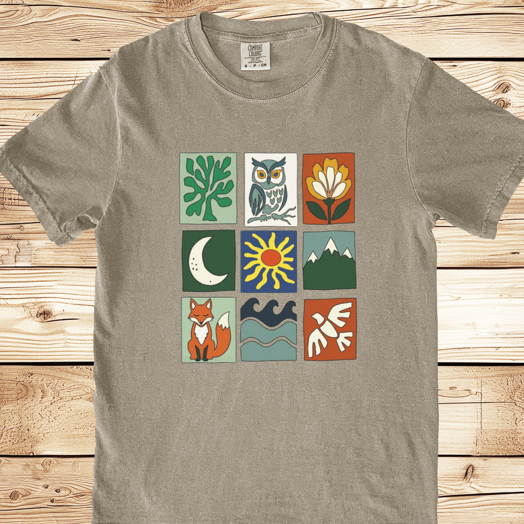 Matisse Nature Matrix Relaxed Fit Tee - Ramblin Road