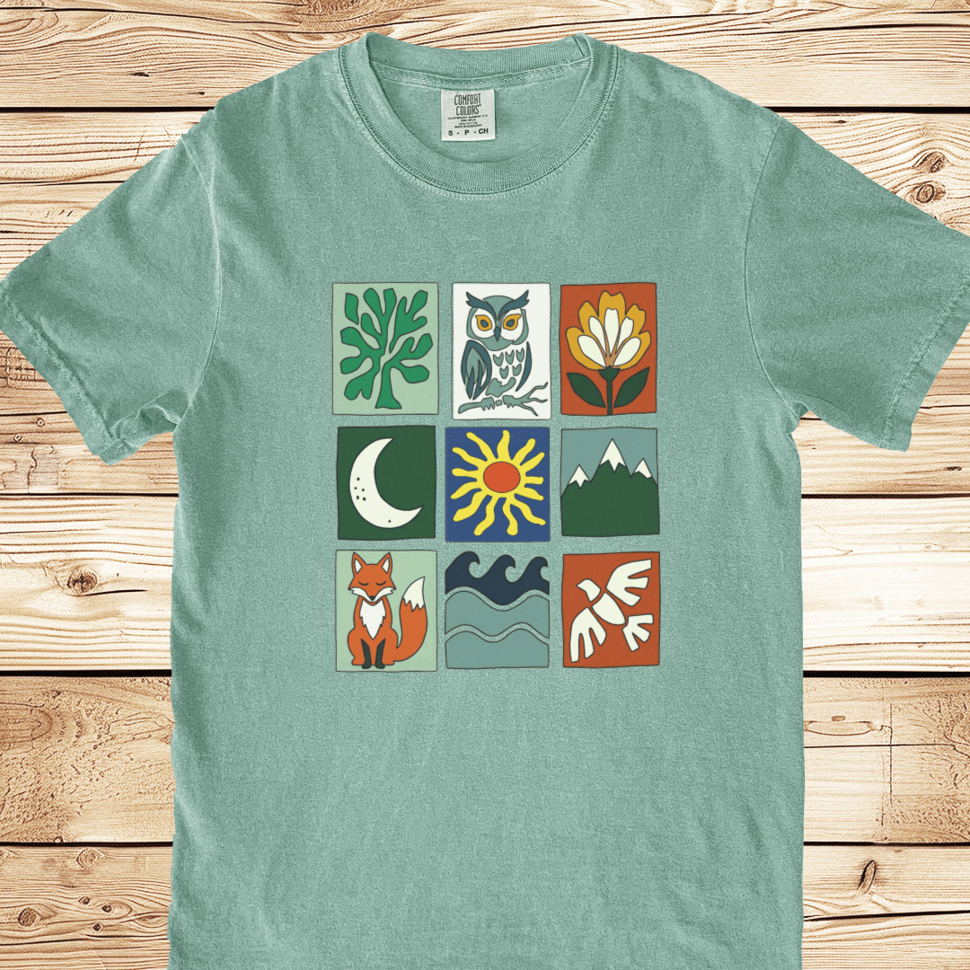 Matisse Nature Matrix Relaxed Fit Tee - Ramblin Road