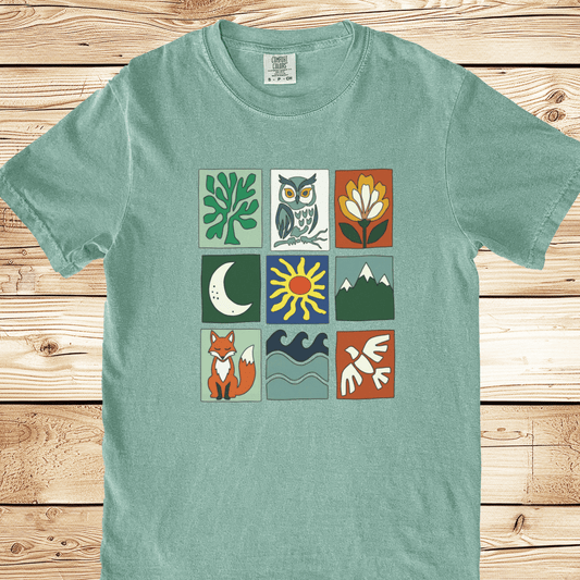 Matisse Nature Matrix Relaxed Fit Tee - Ramblin Road