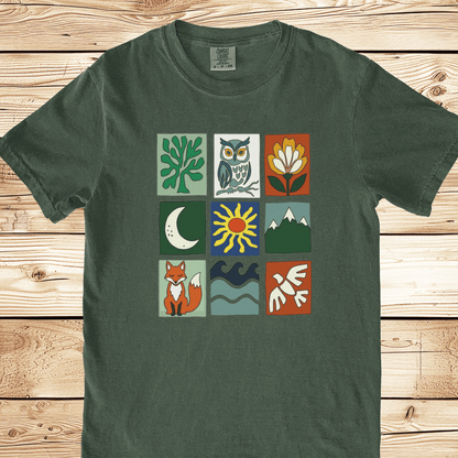 Matisse Nature Matrix Relaxed Fit Tee - Ramblin Road