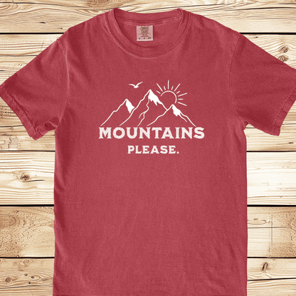 Mountains Please Relaxed Fit Tee - Ramblin Road