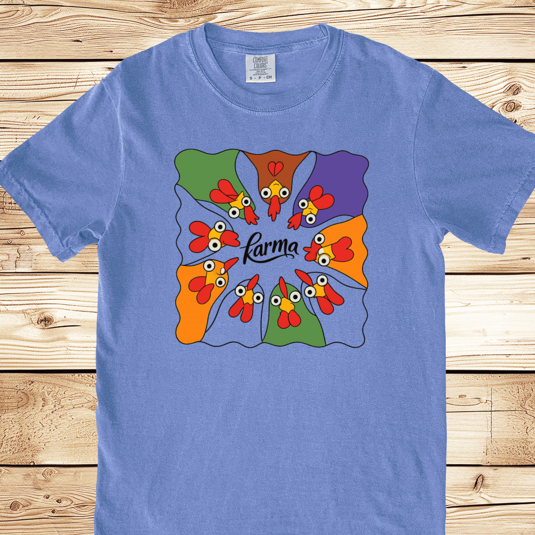 Chicken Karma Relaxed Fit Tee - Ramblin Road
