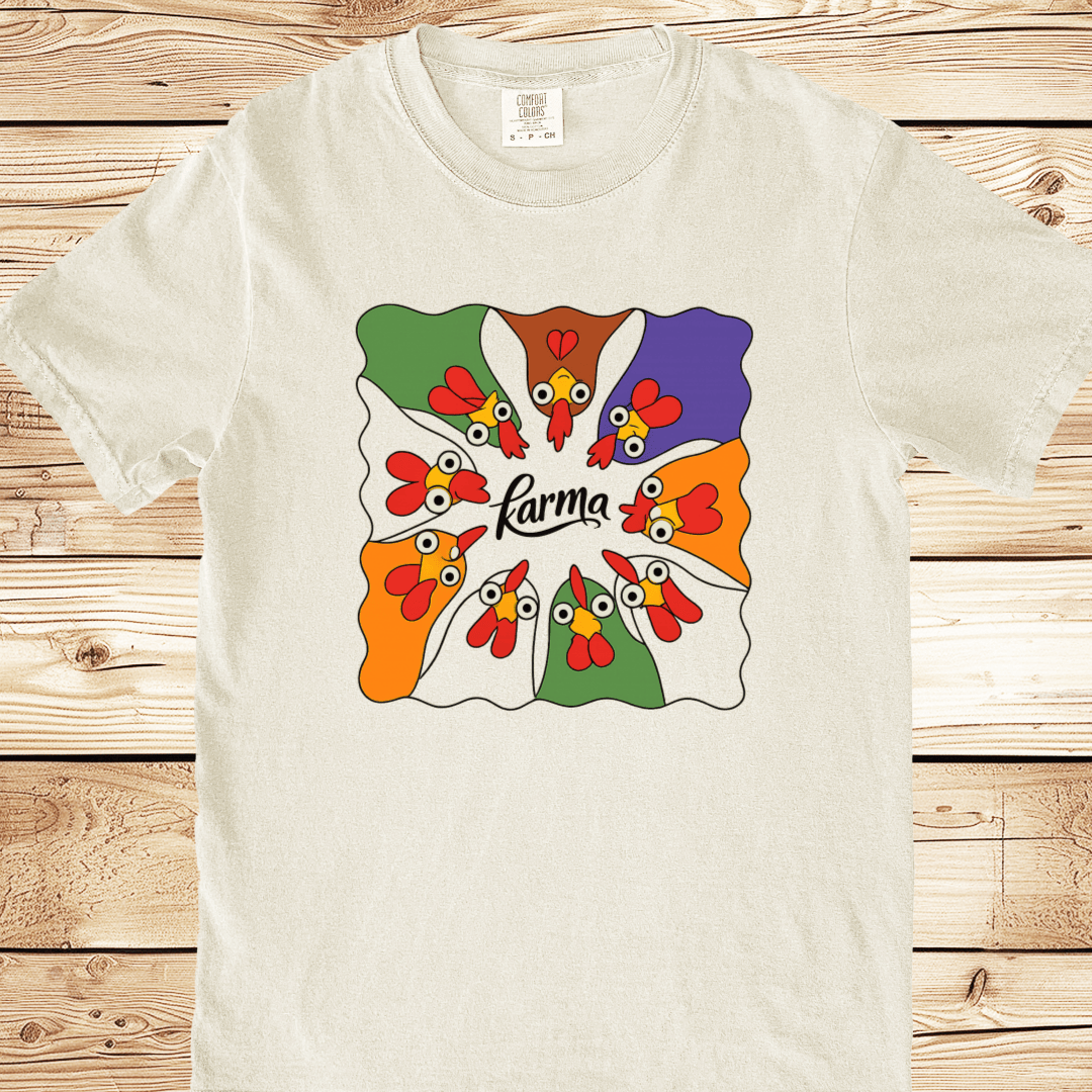 Chicken Karma Relaxed Fit Tee - Ramblin Road