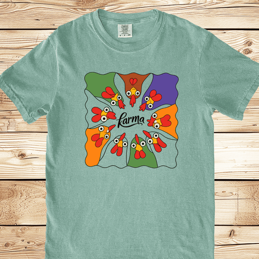 Chicken Karma Relaxed Fit Tee - Ramblin Road