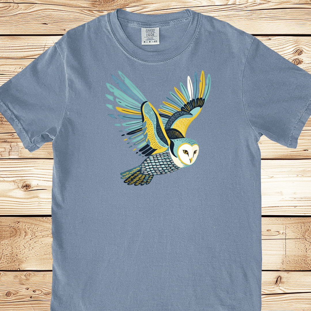 Folk Art Owl Relaxed Fit Tee - Ramblin Road