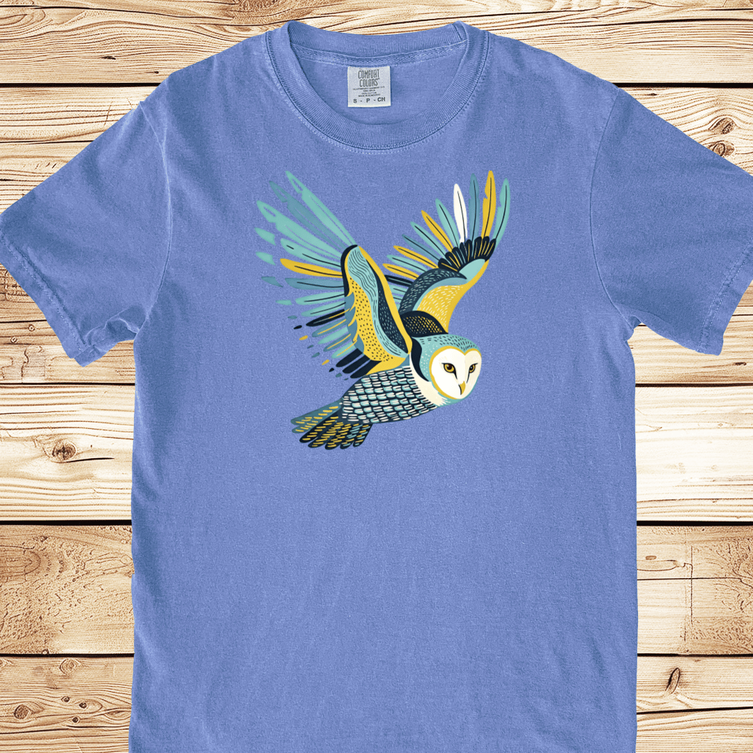 Folk Art Owl Relaxed Fit Tee - Ramblin Road