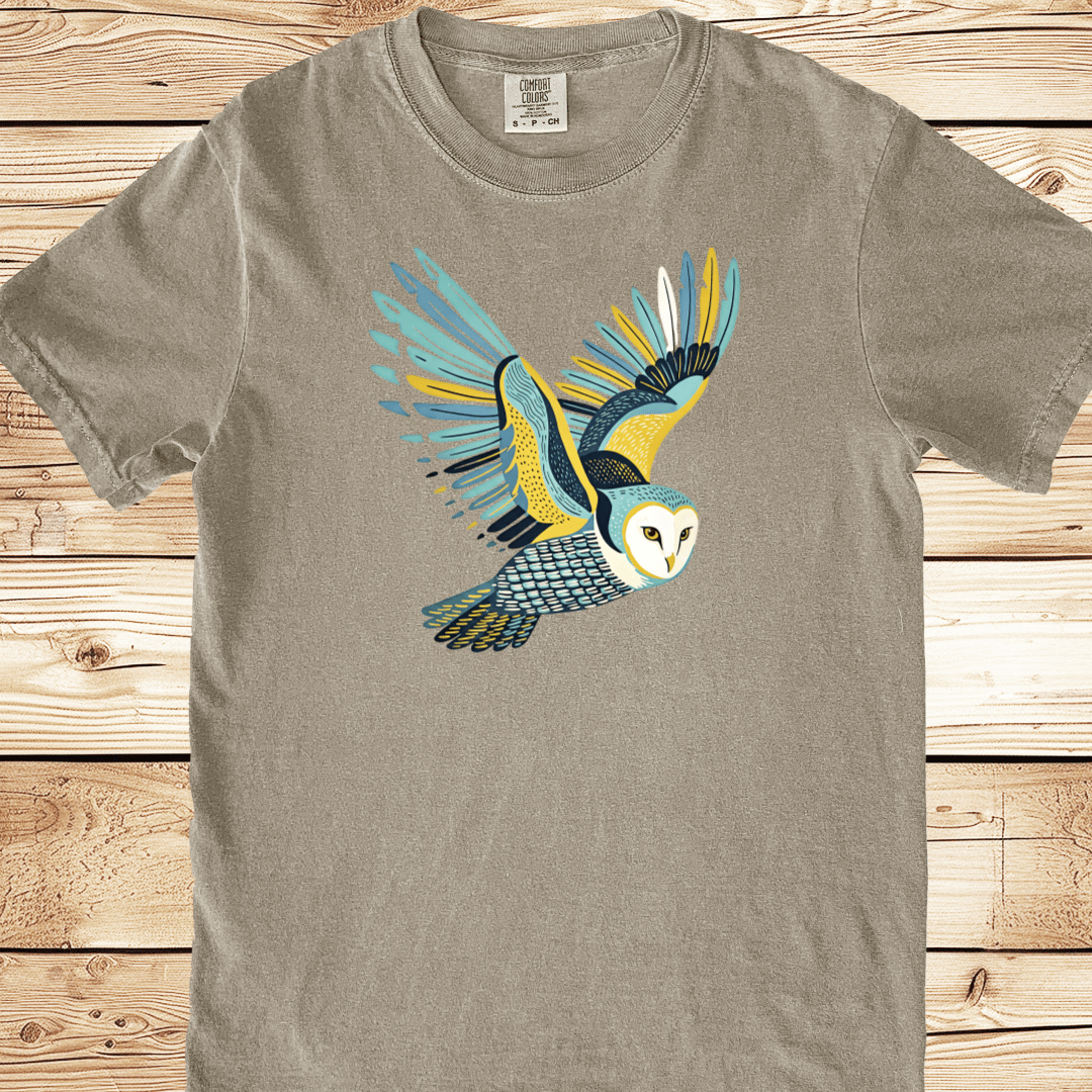 Folk Art Owl Relaxed Fit Tee - Ramblin Road