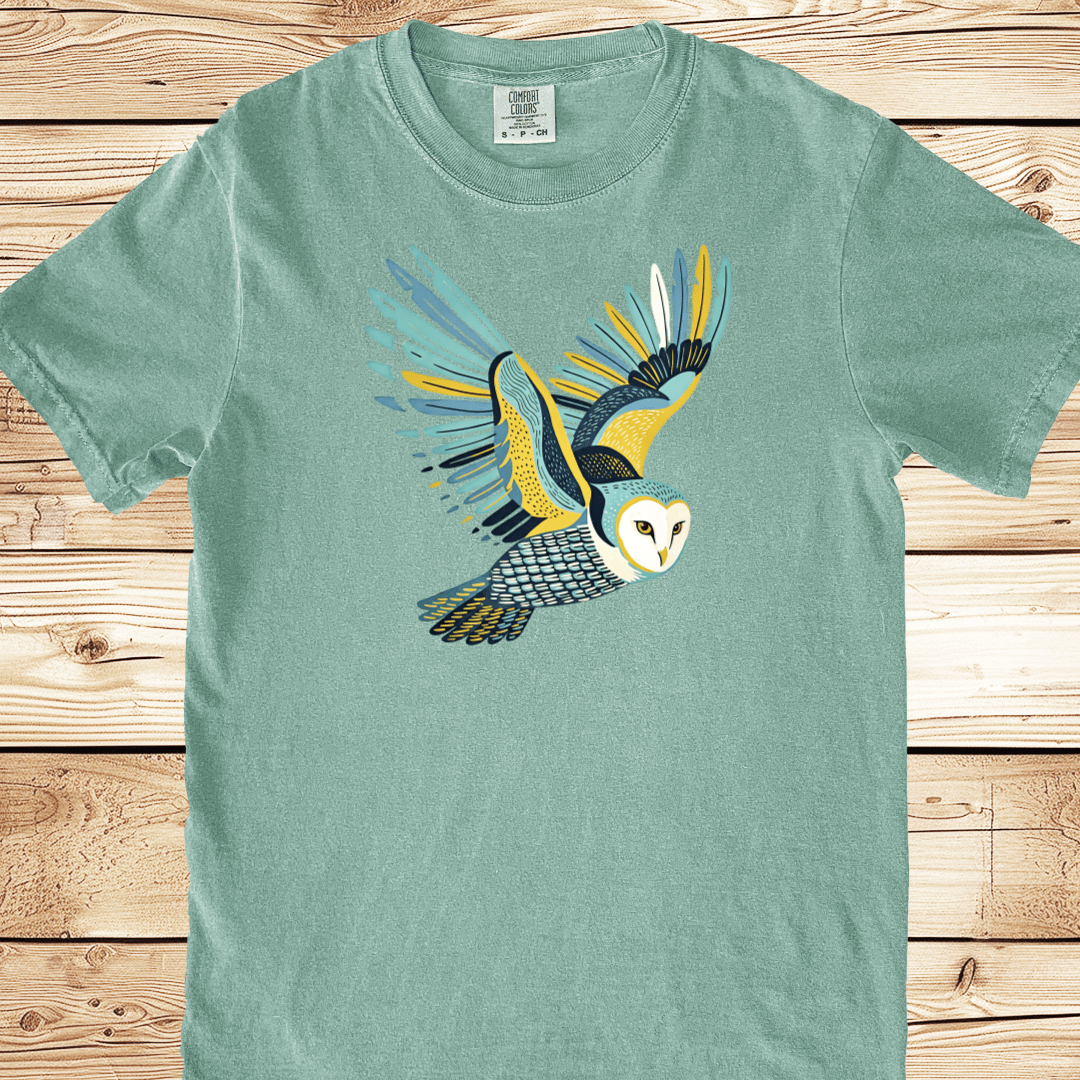 Folk Art Owl Relaxed Fit Tee - Ramblin Road