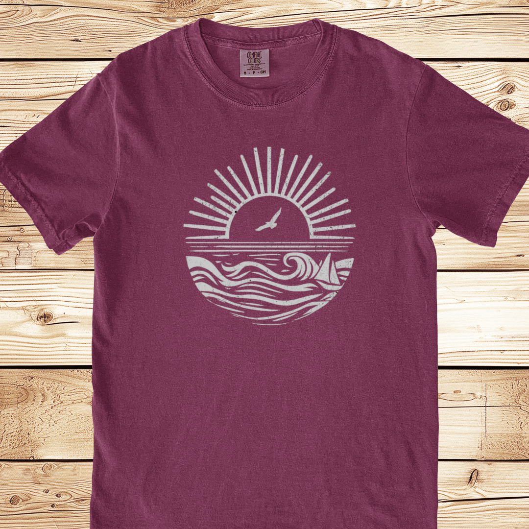 Sea and Sun Relaxed Fit Tee - Ramblin Road