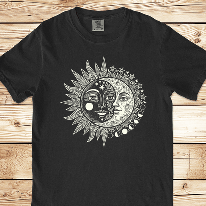 Celestial Duality Relaxed Fit Tee - Ramblin Road