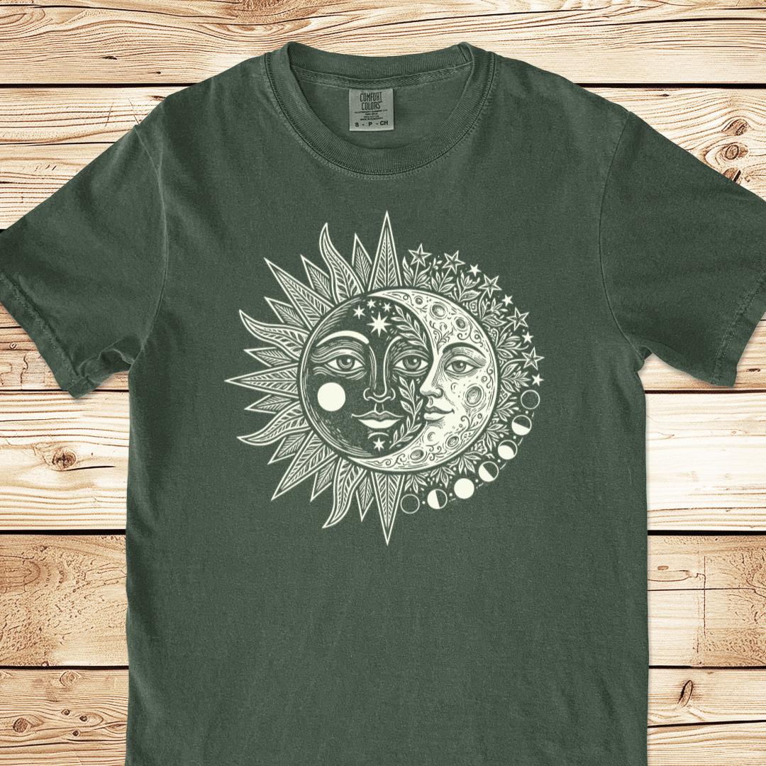 Celestial Duality Relaxed Fit Tee - Ramblin Road
