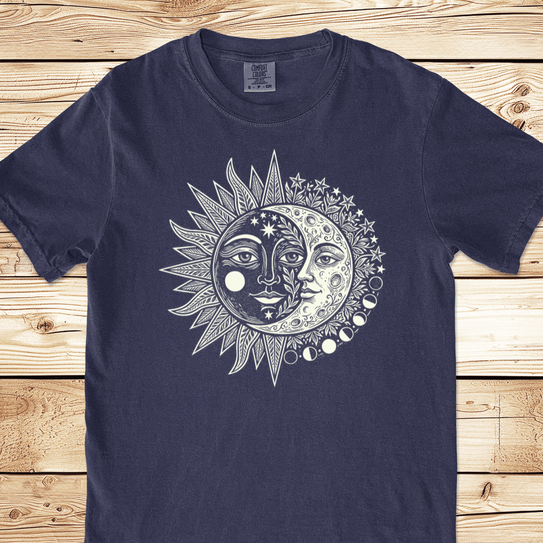 Celestial Duality Relaxed Fit Tee - Ramblin Road