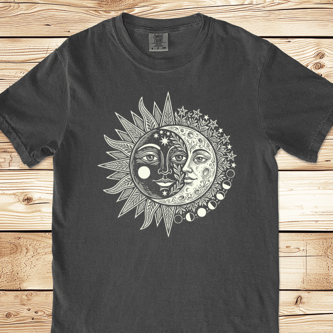 Celestial Duality Relaxed Fit Tee - Ramblin Road