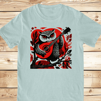 Mandolin Owl Relaxed Fit Tee - Ramblin Road