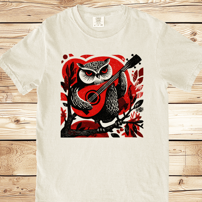 Mandolin Owl Relaxed Fit Tee - Ramblin Road