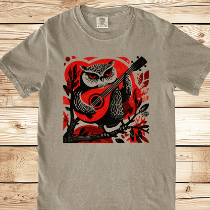 Mandolin Owl Relaxed Fit Tee - Ramblin Road