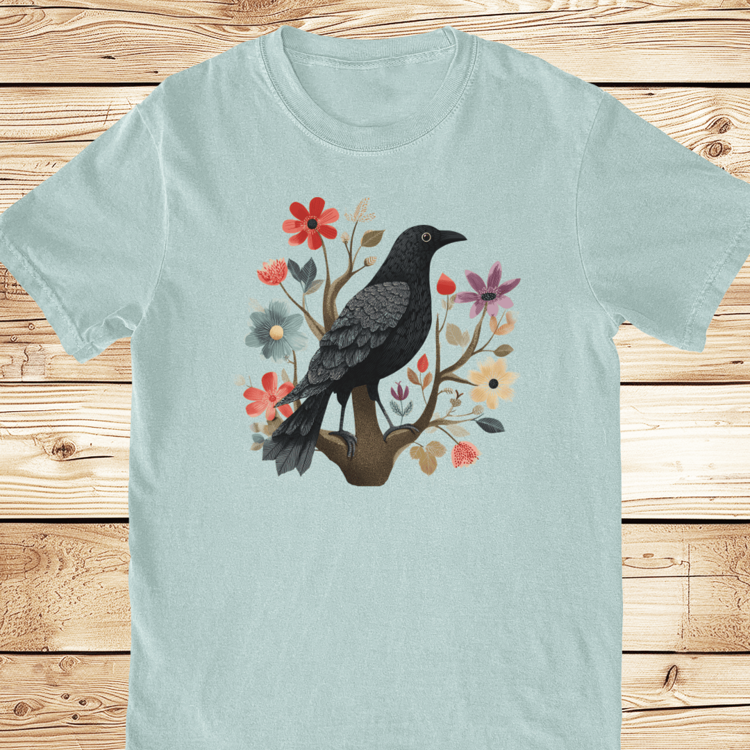 Folk Art Blackbird Relaxed Fit Tee - Ramblin Road