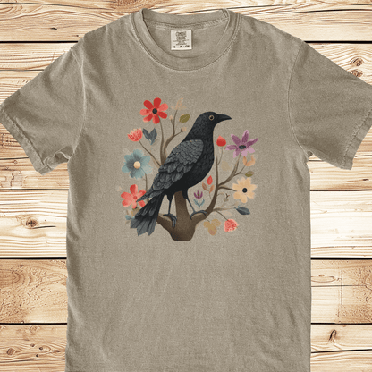 Folk Art Blackbird Relaxed Fit Tee - Ramblin Road