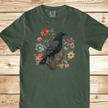 Folk Art Blackbird Relaxed Fit Tee - Ramblin Road