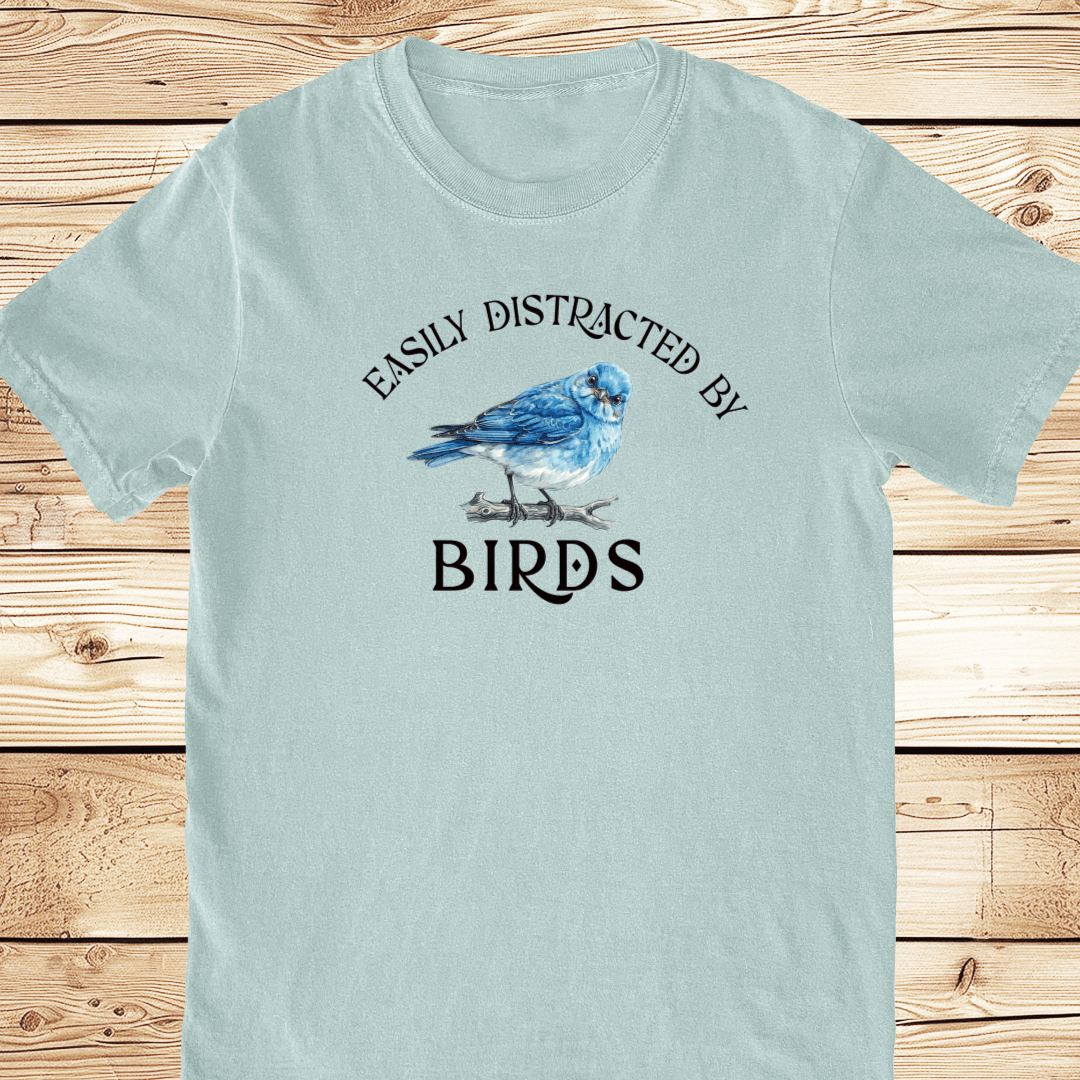 Distracted By Birds Relaxed Fit Tee - Ramblin Road
