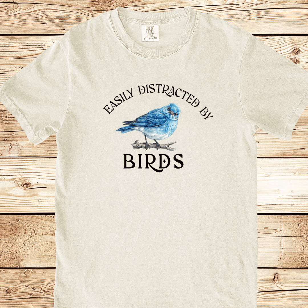 Distracted By Birds Relaxed Fit Tee - Ramblin Road