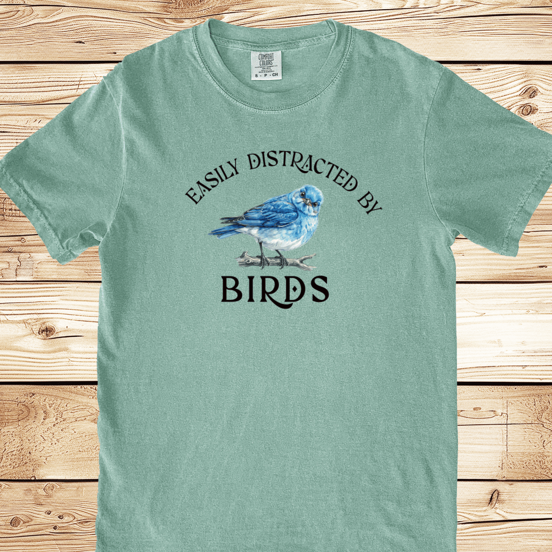 Distracted By Birds Relaxed Fit Tee - Ramblin Road
