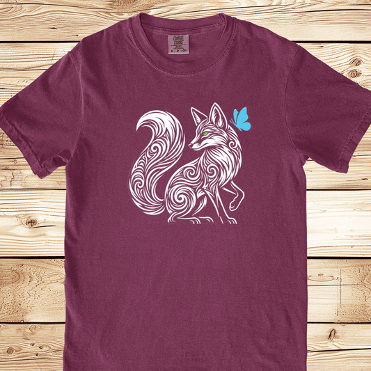 Art Nouveau Fox Relaxed Fit Tee - Ramblin Road