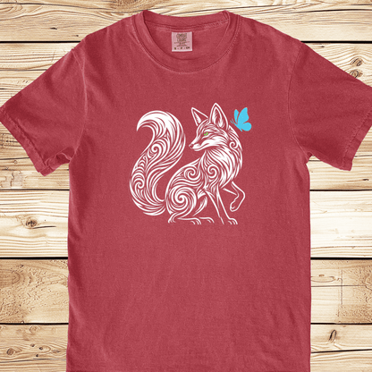 Art Nouveau Fox Relaxed Fit Tee - Ramblin Road