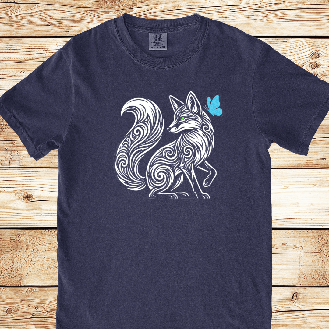 Art Nouveau Fox Relaxed Fit Tee - Ramblin Road