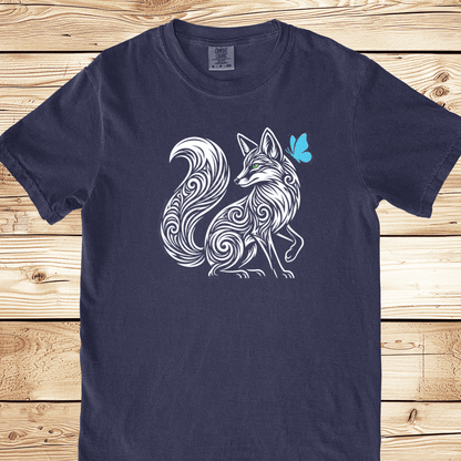 Art Nouveau Fox Relaxed Fit Tee - Ramblin Road