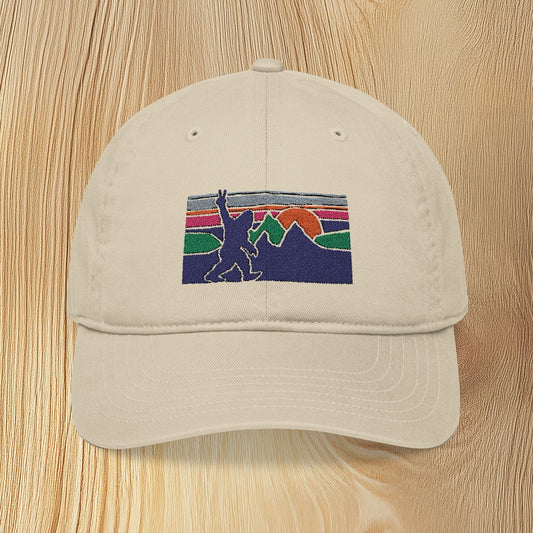 Bigfoot Adventure Eco-Friendly Embroidered Baseball Cap