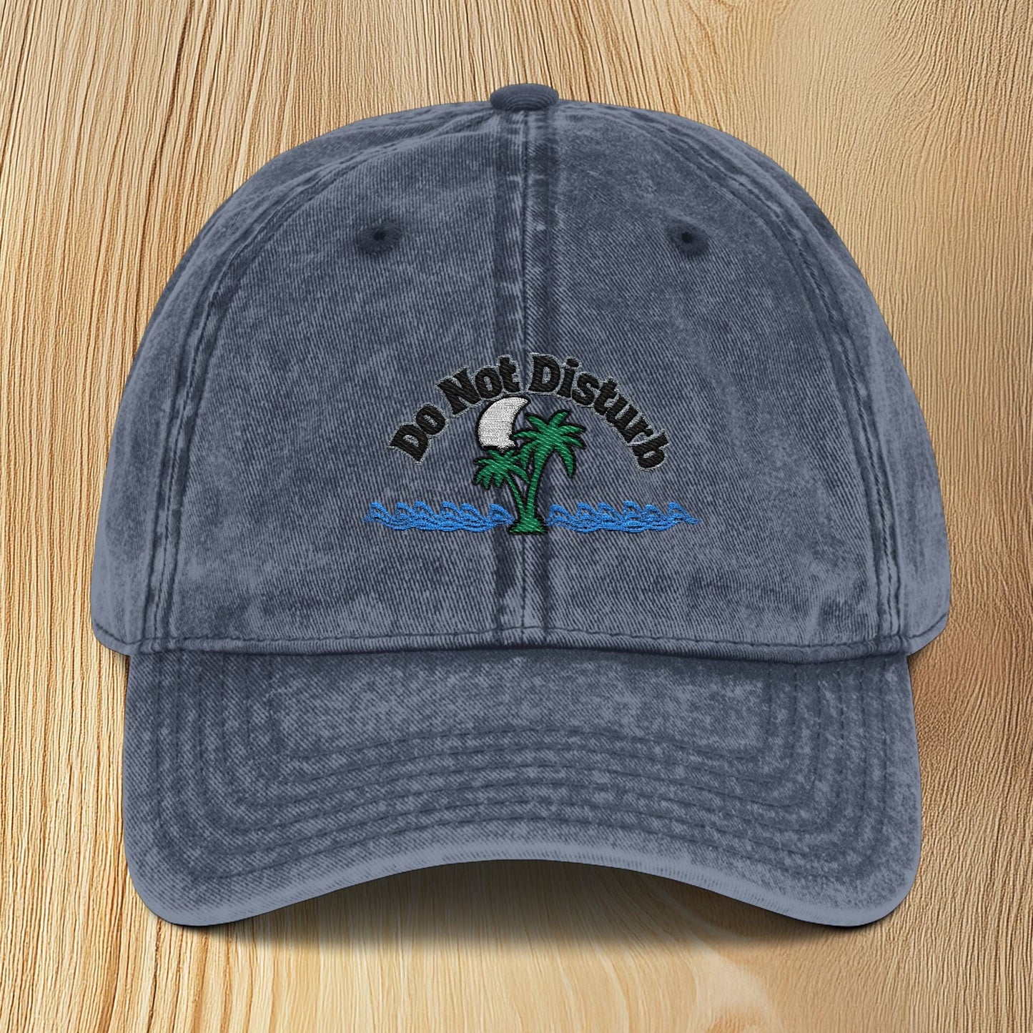 Vintage 'Do Not Disturb' Embroidered Baseball Cap