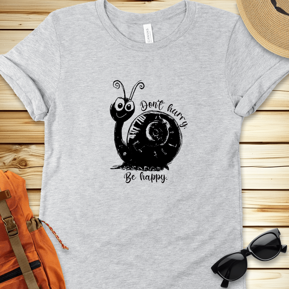 1931 Dont Hurry Be Happy Tshirt - Athletic Heather