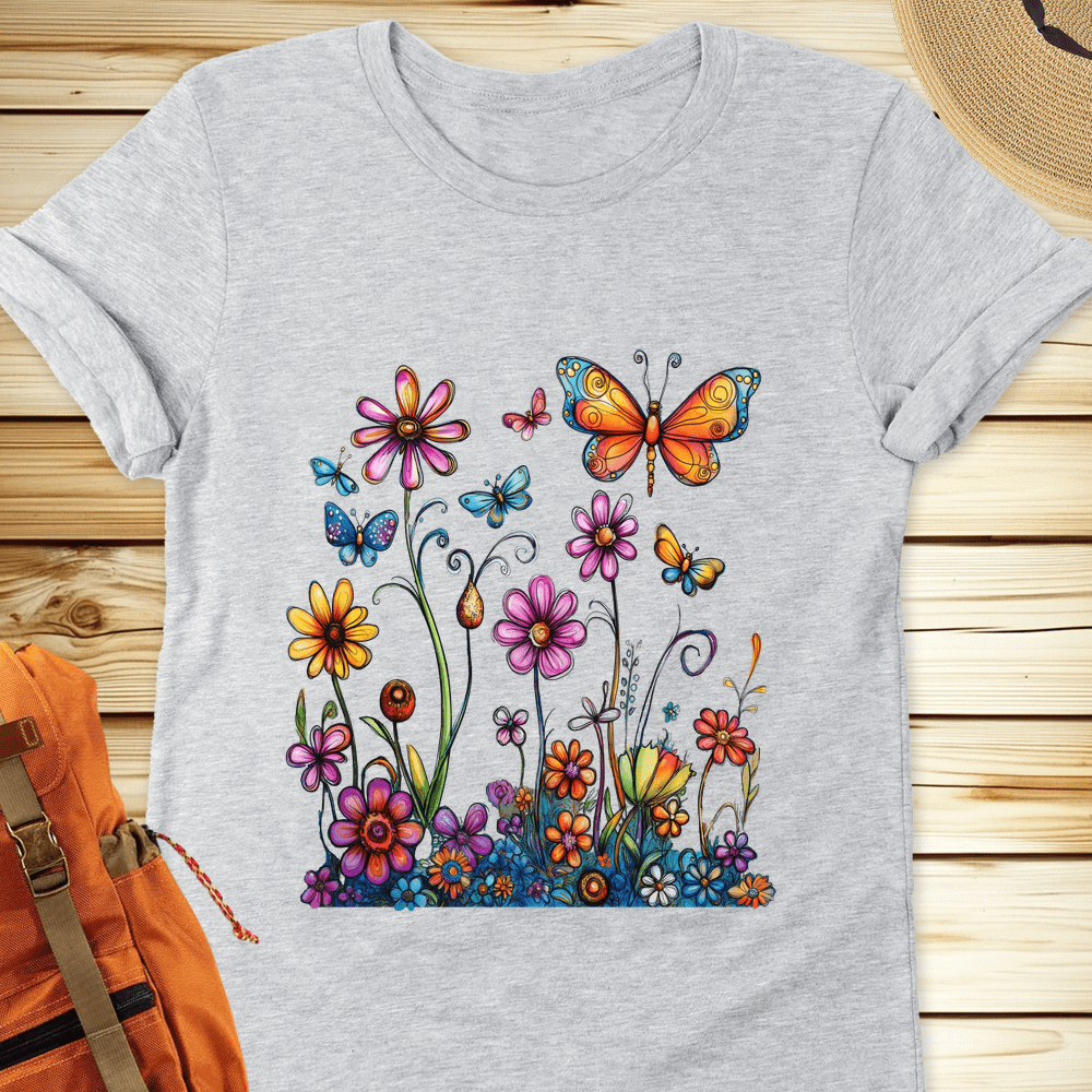 1994 Butterfly Bloom Tshirt - Athletic Heather