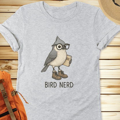 2010 Bird Nerd Tshirt - Athletic Heather