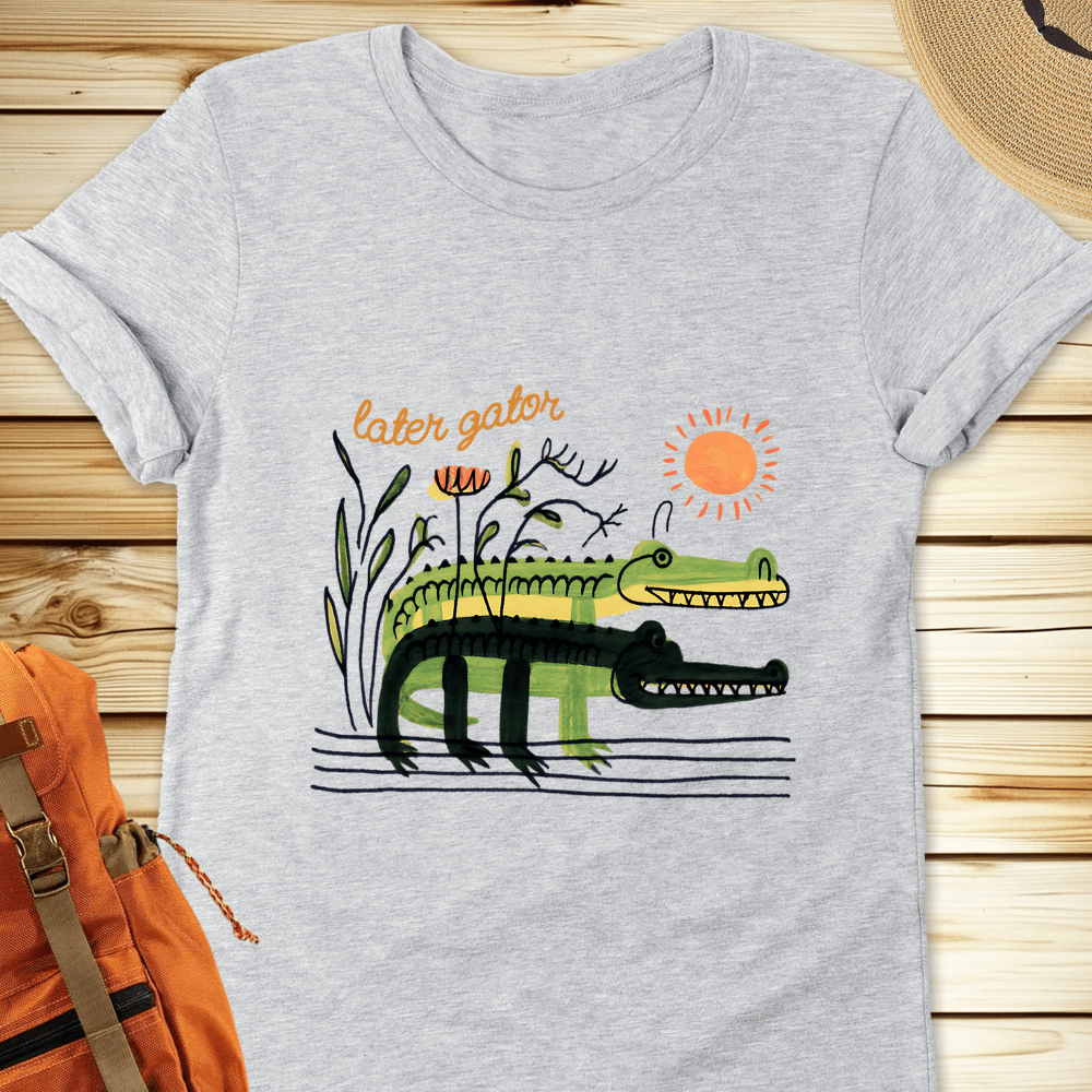 2048 Later Gater Tshirt - Athletic Heather