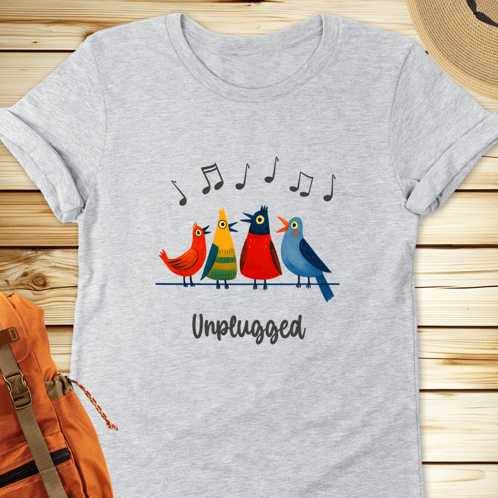 2062 Unplugged Bird Songs Tshirt - Athletic Heather