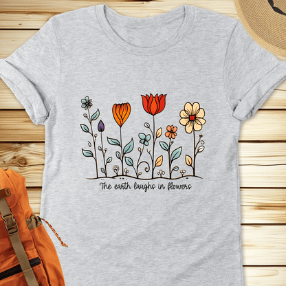 2064 Painted Sunflowers Tshirt - Athletic Heather