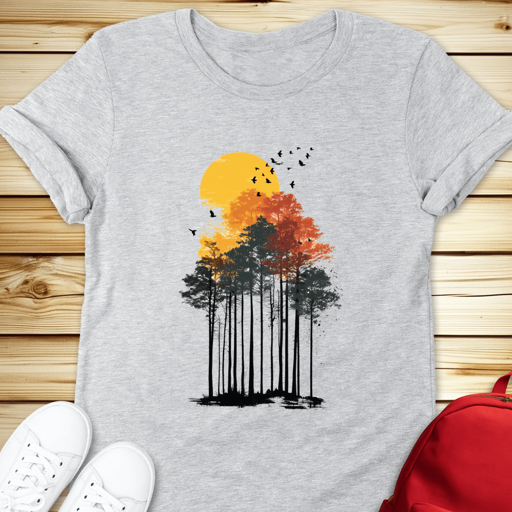 Sunlit Pines Tshirt - Athletic Heather
