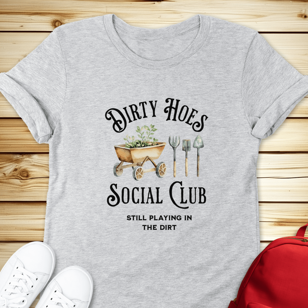 Dirty Hoes Social Club Tshirt - Athletic Heather