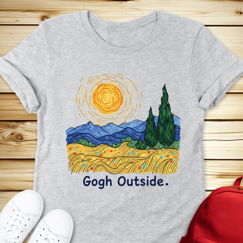 Gogh Outside Tshirt - Athletic Heather