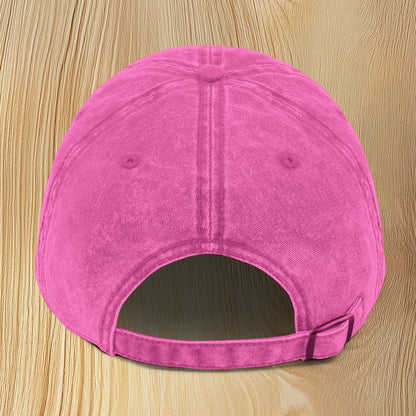 Happy Camper Vintage Embroidered Baseball Cap