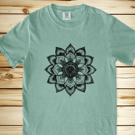 1872 Zendala Final D Relaxed Fit Tee - Bay